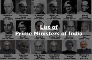 List of Prime Ministers of India - The General Post