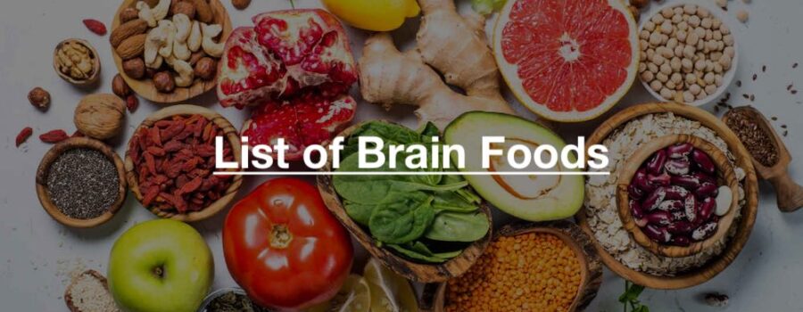 huge list of brain foods