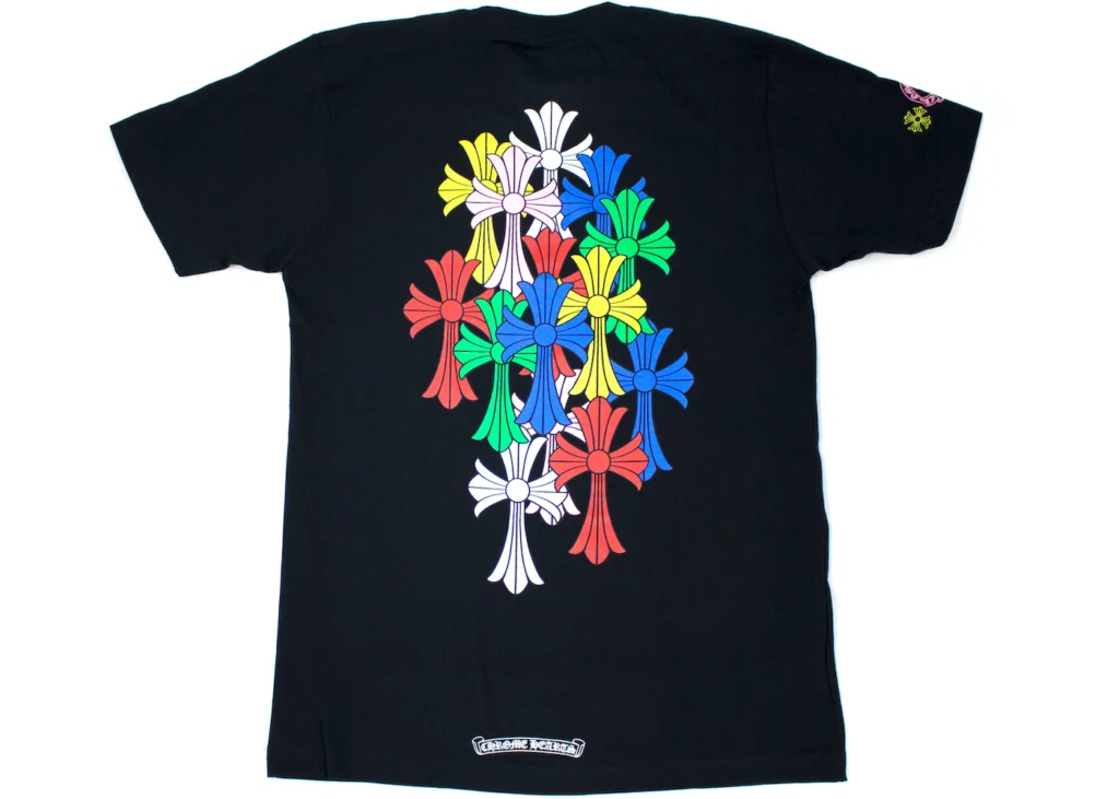 Chrome Hearts Cross Cemetery Tee Multi Color