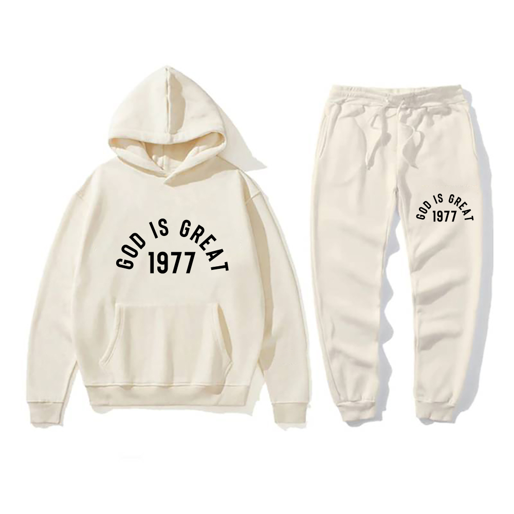 Essentials God Is Great 1977 Tracksuit Gray