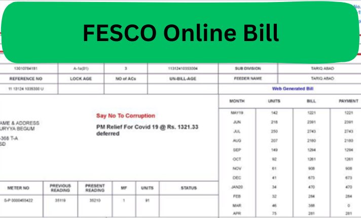 FESCO-Online-Bill