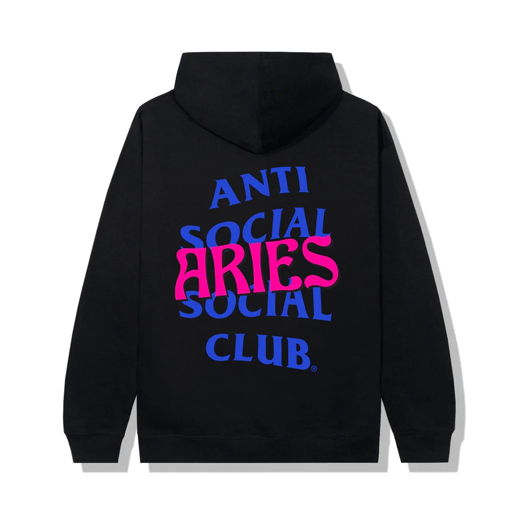 Anti Social Social Club Aries Hoodie – Black