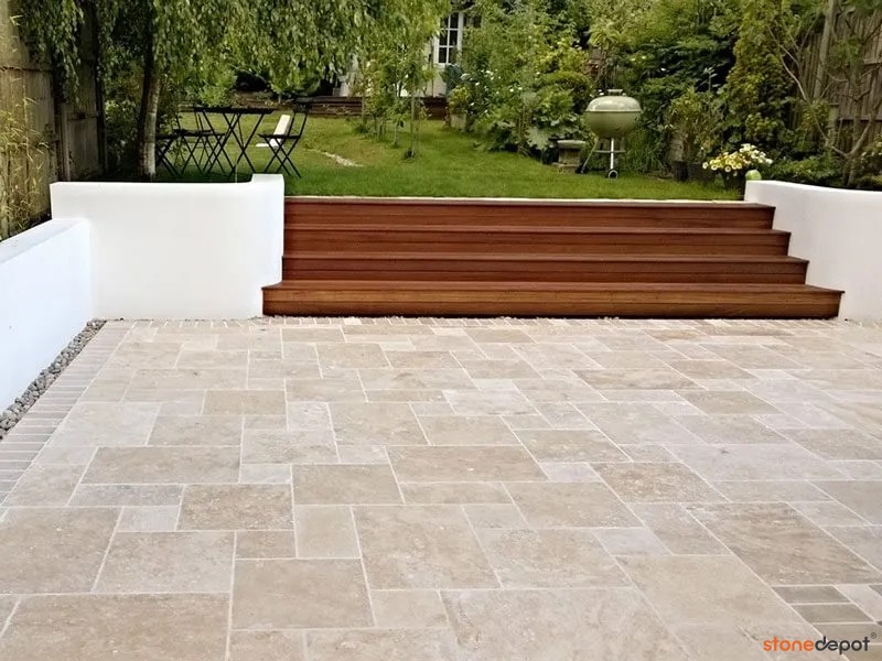 French Pattern Travertine Tiles