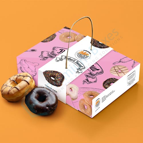 Pink Donut Boxes