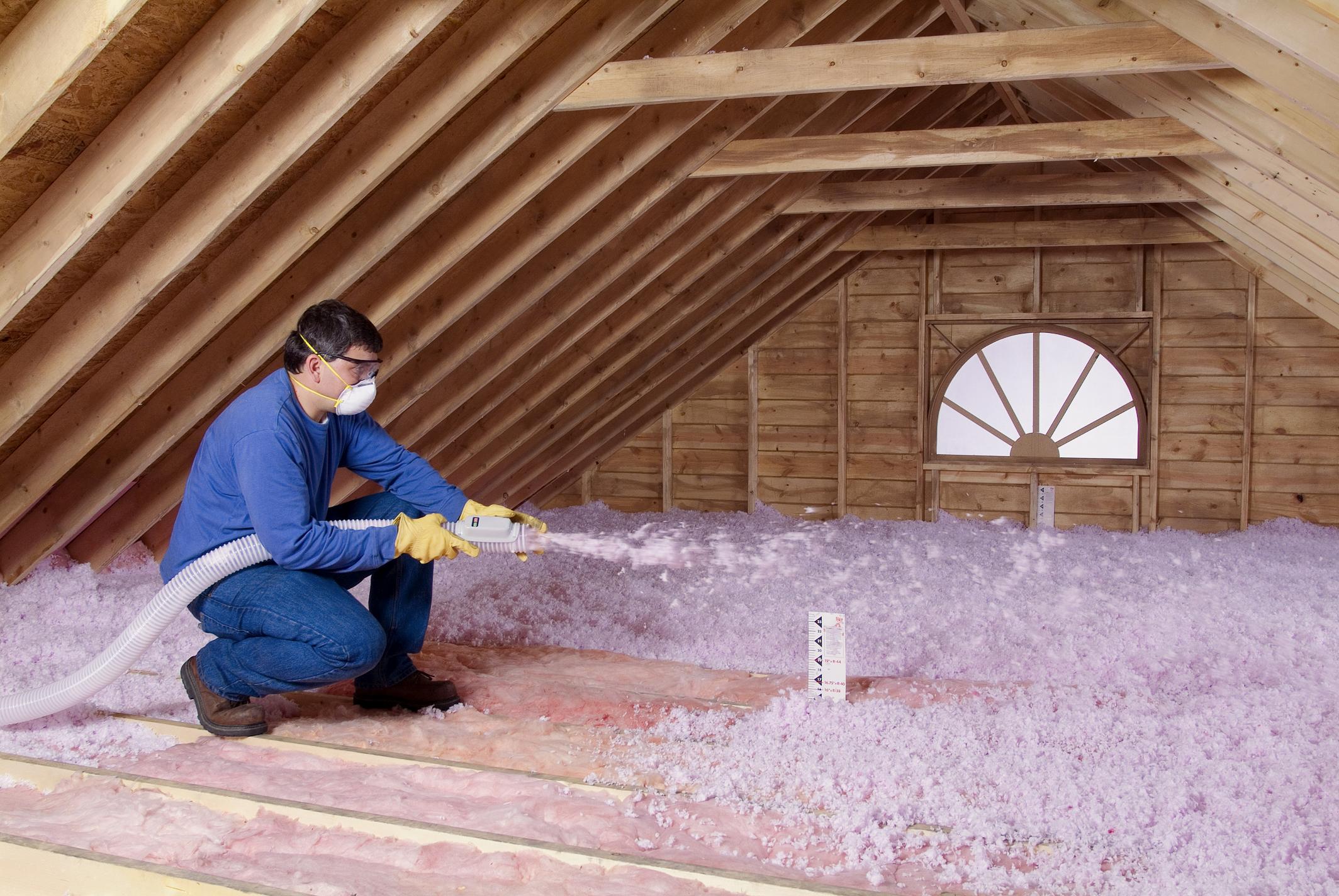 blown-in insulation