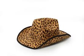 leopard print cowboy hat