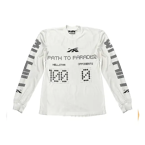 Hellstar White Long Scoreboard Sleeve For Men’s