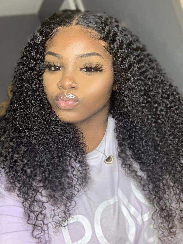 Curly lace front wigs