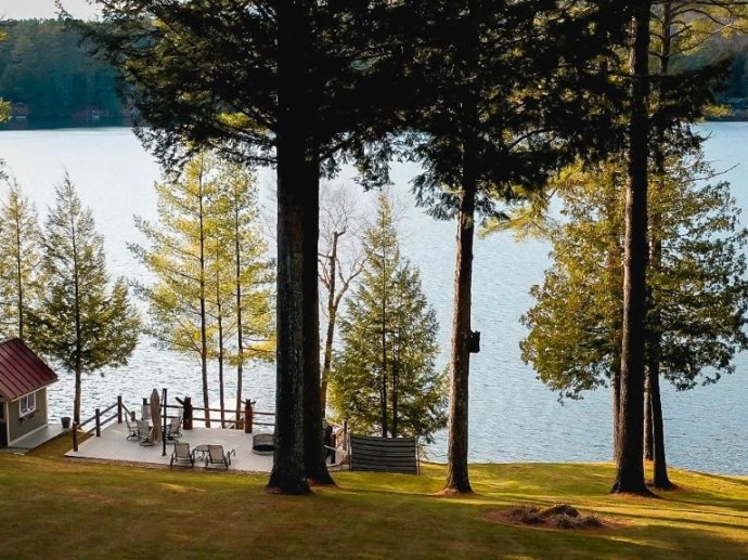 Lakefront cabin rentals