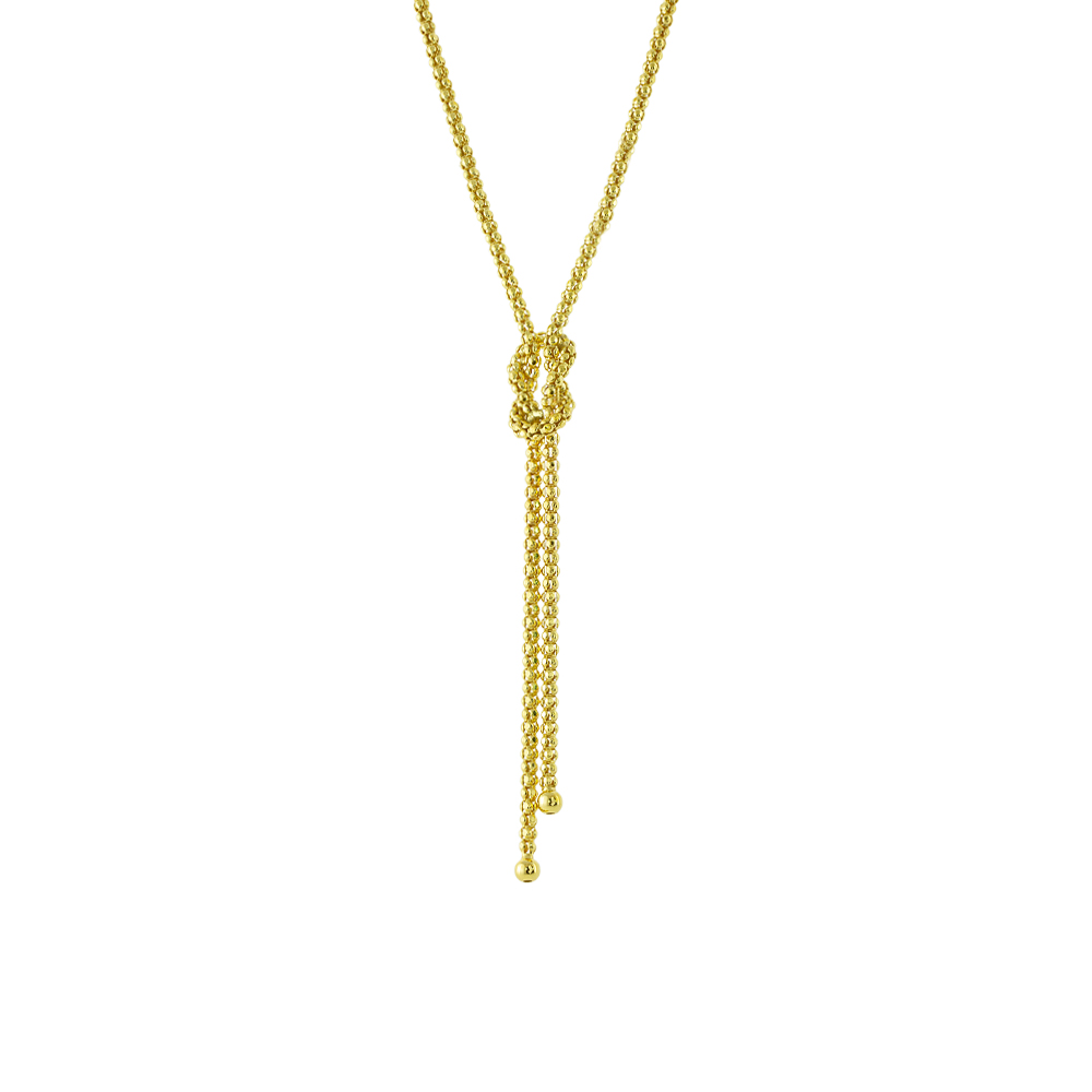 Gold Filled Long Knotted Neck Chain
