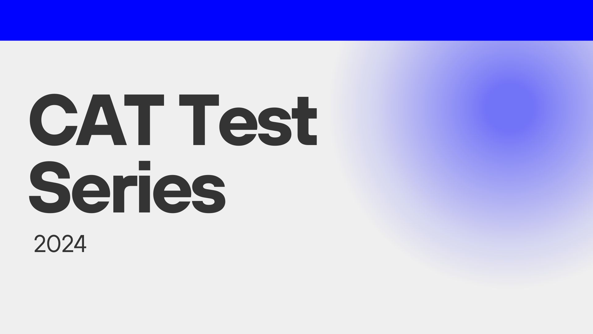 CAT Test Series