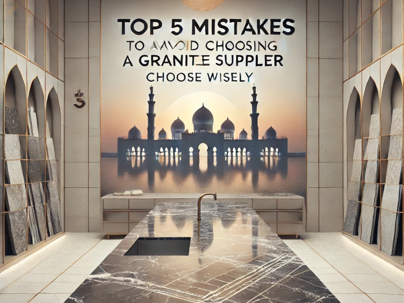 Top 5 Mistakes to Avoid When Choosing a Granite Supplier