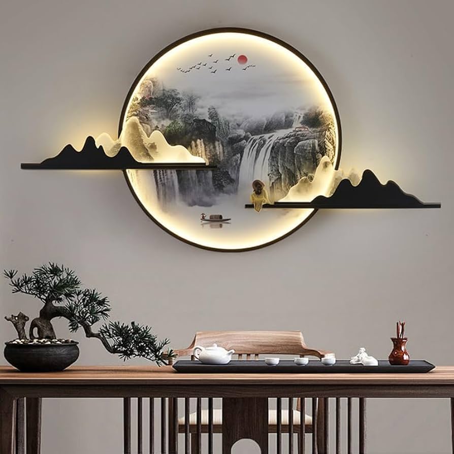 wall light art