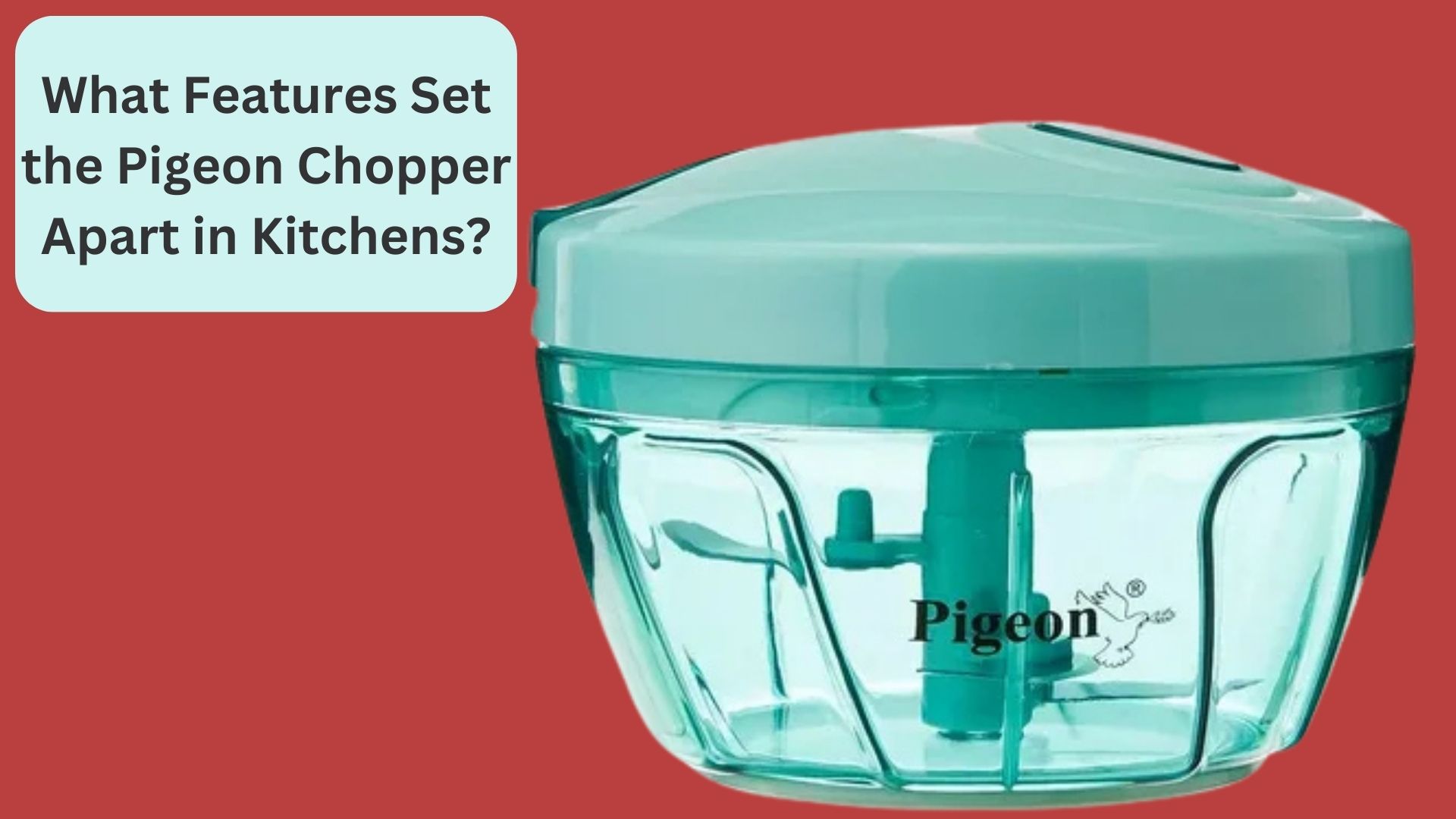 What Features Set the Pigeon Chopper Apart in Kitchens