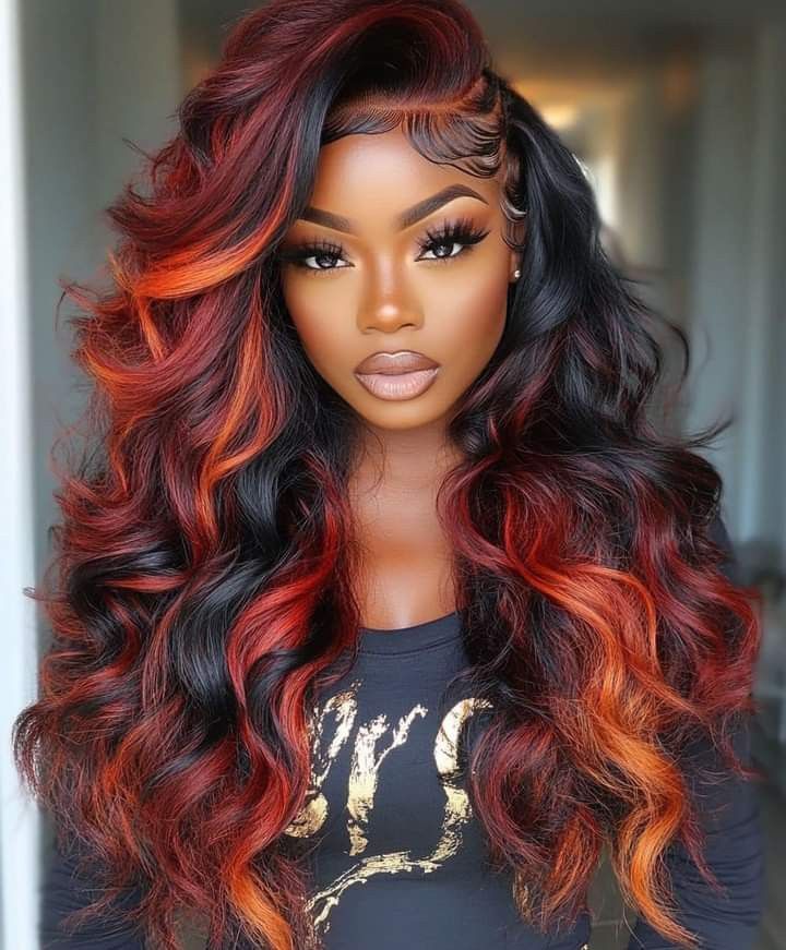 colorful wig