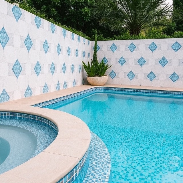 swimming pool tiles design