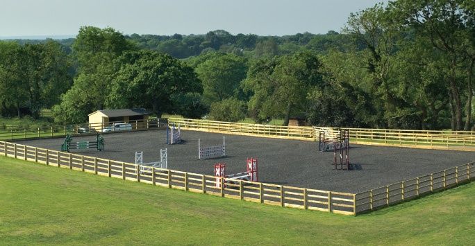 outdoor horse arena fencing Morgan Hill, CA