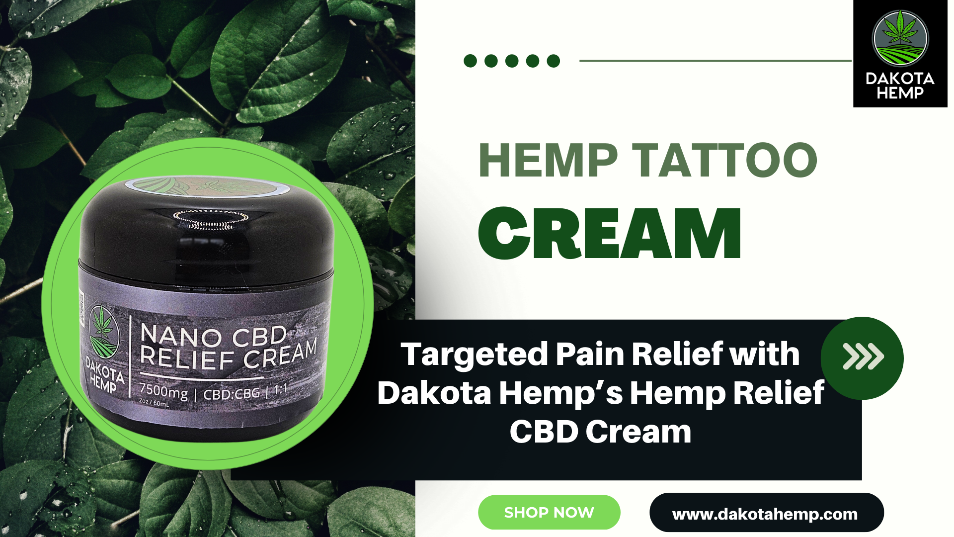 hemp relief CBD cream